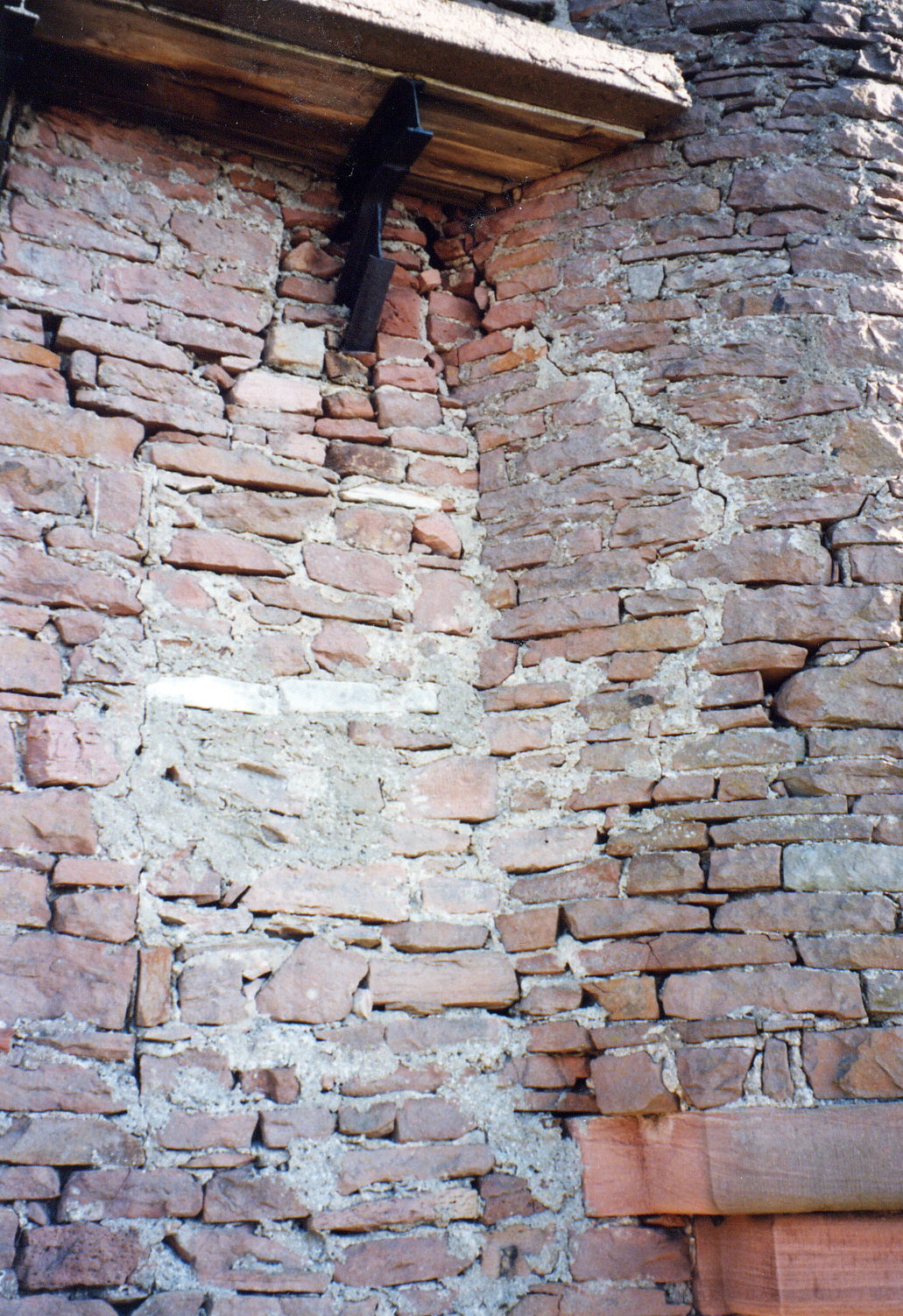 Schadensfoto vom Oktober 2001